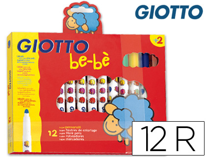 Pack 12x Marcadores Giotto Bebe