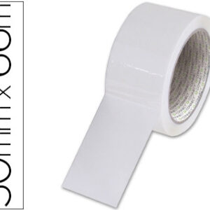 Fita Adesiva Q-Connect Branca 66 Mt X 5 cm.