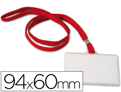 Identificador Q-Connect p/ Pendurar Ao Pescoco 94 X 60 mm