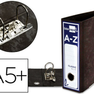 Pasta de Arquivo Classic Blue Cart?o Forrado Quarto Gaspeada Preta
