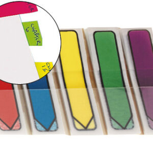 Bandas Separadoras Post-It Index , Flechas Azul, Amarelo, Verde, Vermelho