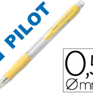 Lapiseira Pilot Super Grip Amarelo 0,5 mm c/ Grip