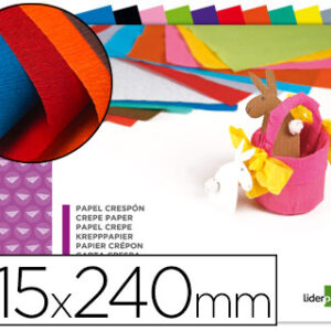Bloco Trabalhos Manuais Folio Papel Crepe 10F Sortidas
