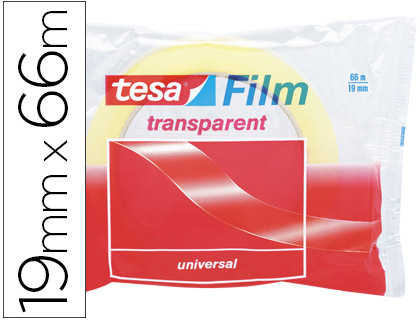Fita Adesiva Tranpartente Tesa 66 Mt X 19 mm