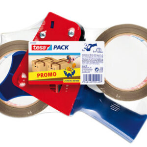 Porta Rolo Tesa Embalagem p/ Rolos de 66Mtx 50mm-2 Rolos Fita Castanha
