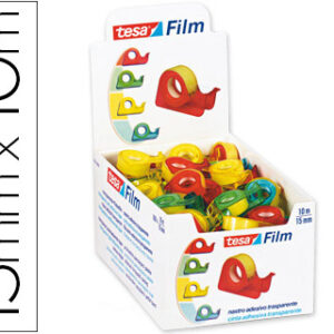 Fita Adesiva Tesa Standard 10 Mt X 15 mm c/ Dispensador