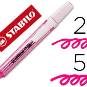 Marcador Stabilo Fluorescente Swing Cool Rosa