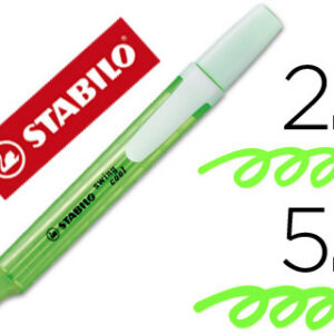Marcador Stabilo Fluorescente Swing Cool Verde