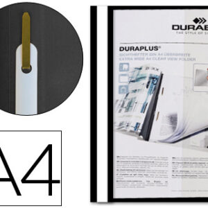 Capa Duraplus Din A4 c/ Fastener Preto 2579-01