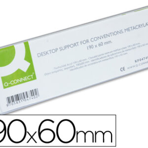 Identificadores Q-Connect de Secretaria Metacrilato 190X60mm
