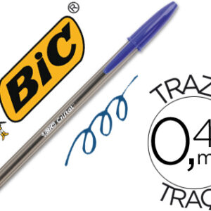 Caneta Bic Cristal , 5 Azuis - em Blister