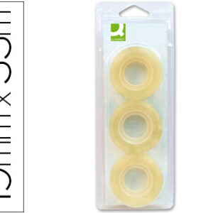 Fita Adesiva Q-Connect 33 Mt X19 mm - Blister 3