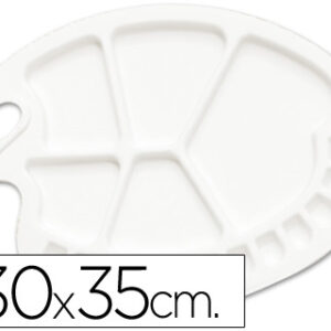 Paleta Lidercolor de Plastico c/ 17 Compartimentos 3X35cm