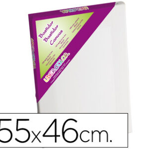 Tela de Pintura Lidercolor 10 Folhas Lenco Algod?o 100% Marco Pawlonia 1,8X3,8 cm Moldura Madeira 55