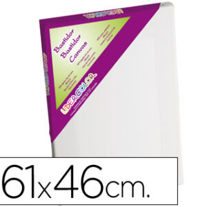 Tela de Pintura Lidercolor 12P Algod?o 100% Marco Pawlonia 1,8X3,8 cm Moldura Madeira 61X46 cm