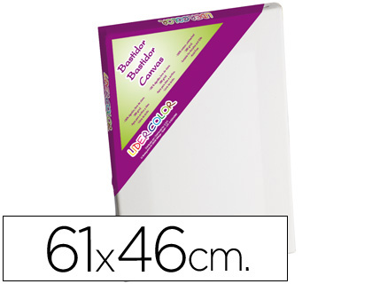 Tela de Pintura Lidercolor 12P Algodão 100% Marco Pawlonia 1,8X3,8 cm Moldura Madeira 61X46 cm