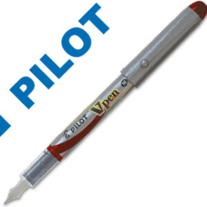 Caneta Pilot V Pem Silver Vermelho Svp-4Wr