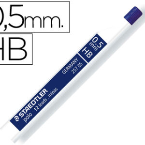 Minas Staedtler Grafite 0,5 mm Hb Tubo c/ 12 Minas