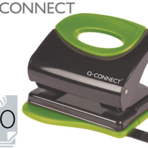 Furador Q-Connect Metalico Capacidadee p/ 30 Folhas