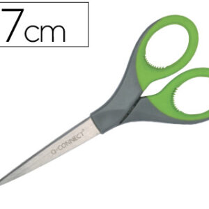 Tesoura de Escritorio Q-Connect Cabo de Borracha 7 17 cm Blister