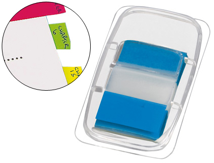 Bandas Separadoras Q-Connect Azuis Dispensador de 50 Unidades