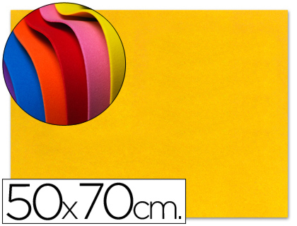 Goma Eva Musgami 50X70 cm Espessura 1,5 mm Amarelo