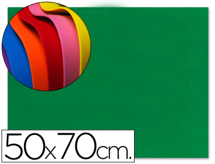Goma Eva Musgami 50X70 cm Espessura 1,5 mm Verde