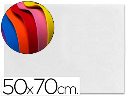 Goma Eva Musgami 50X70 cm Espessura 1,5 mm Branco