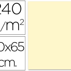 Cartolina 240 Gr 50X65 cm Creme