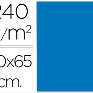 Cartolina 240 Gr 50X65 cm Azul