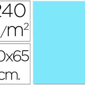 Cartolina 240 Gr 50X65 cm Azul Celeste