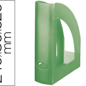 Porta Revistas Plastico Verde Kiwi Translucid