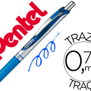 Roller Pentel Bl77 0,7 mm Energel Rectractil Azul
