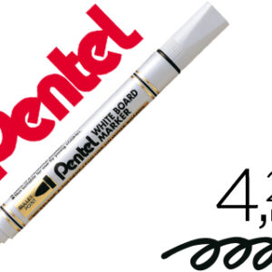 Marcador Pentel Mw85 Quadros Brancos 4,2 mm Preto