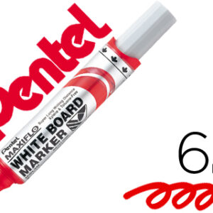 Marcador Pentel Mwl5M Quadro Br Maxiflo Vermelho