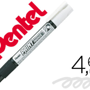 Marcador Pentel MMP20 Paint Vidro e Plastico Branco