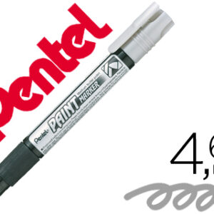 Marcador Pentel mmp20 Paint Vidro e Plastico Prata