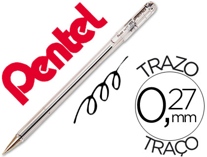 Blister Caneta Bk77 1 Unidade - Preto
