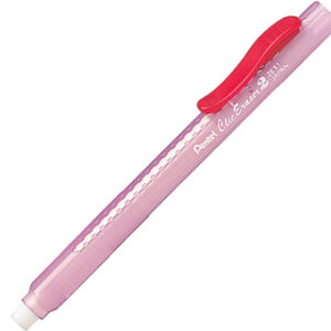 Porta Borrachas Pentel Ze11T Corpo Translucido Vermelho