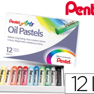 Pasteis de Oleo Pentel Arts 12 Cores