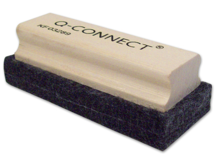 Apagador Q-Connect p/ Quadros Verdes e Brancos 100X40 mm