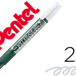 Marcador Pentel Smw26 Wet Erase Branco