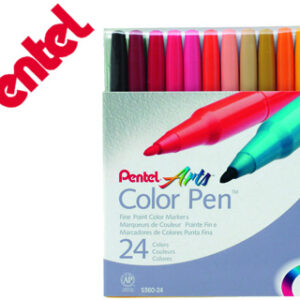 Marcador S360 Feltro Carteira C/24 - PENTEL