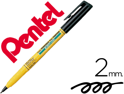 Marcador Pentel Nm10 (Preto) p/ Tecido