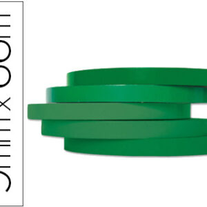 Fita Adesiva Q-Connect 66M X 9mm Verde p/ Fechar Sacos