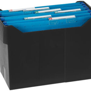 Suporte de Secretaria Archivo 2000 p/ Capas dArquivo Suspenso Preto p/A4. Capacidade 20 Capas