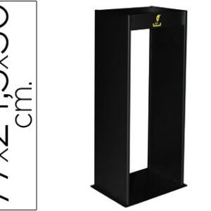 Cinzeiro Sie Metalico c/ Rede p/ Areia Cor Preta 770X245X300 mm
