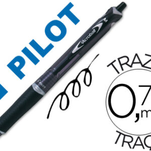 Caneta Pilot Acroball Preto Tinta Oleo Ponta de Esfera de 1,0mm Retratil