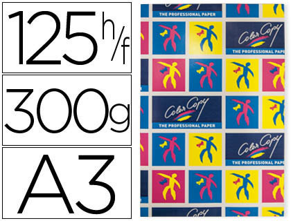 Papel Mondi Color Copy Brilhante A3+ 125 Folhas 300 Gr