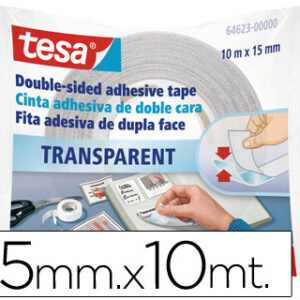 Fita Dupla Face Tesa 10 Mt X 15mm